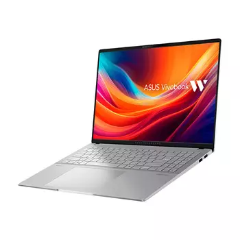 Ноутбук Asus VivoBook Pro 16 2024, 16", 32 ГБ/1 ТБ, Ryzen AI 9 HX 365, AMD Radeon, серебристый, английская раскладка