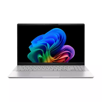 Ноутбук Asus VivoBook S 15 2024, 15.6", 32 ГБ/1 ТБ, Snapdragon X Plus, серебристый, английская клавиатура