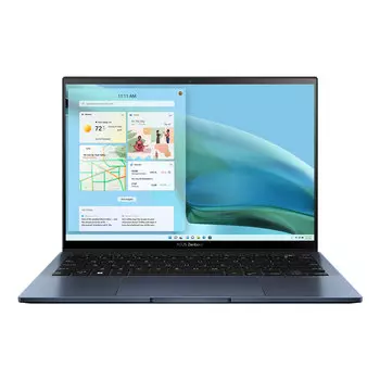 Ноутбук Asus Zenbook X13, 13.3" 2.8К OLED, 16Гб/1ТБ, R7-6800U, AMD Radeon, 60 Гц, синий, английская клавиатура