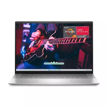 Ноутбук Dell Inspiron 16 5635, 16" FHD+, 16 ГБ/1 ТБ, Ryzen 7 7730U, AMD Radeon, серебристый, английская клавиатура