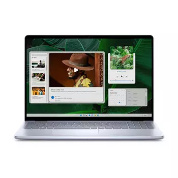 Ноутбук Dell Inspiron 16 5640, 16" IPS Touch, 64 ГБ/4 ТБ, Core 7 150U, Intel Iris Xe, голубой, английская клавиатура