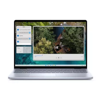 Ноутбук Dell Inspiron 5645, 16", 24 ГБ/2 ТБ, Ryzen 7 8840U, AMD Radeon, голубой, английская клавиатура