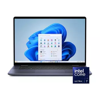 Ноутбук Dell Inspiron 7640, 16" 2-в-1 Touch, 32ГБ/1ТБ, Intel Ultra 7, Intel Arc, синий, английская клавиатура