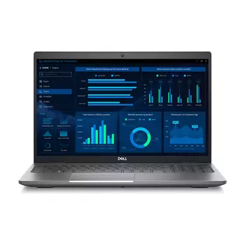 Ноутбук Dell Precision 3581, 15.6", 16 ГБ/1 ТБ, i7-13700H, RTX A500, серый титан, английская/арабская раскладка