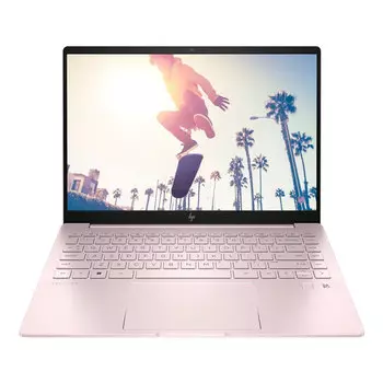Ноутбук HP Pavilion Plus, 14-ey0013dx, 14", 16Гб/512Гб, Ryzen 5 7540U, AMD Radeon, розовый, английская клавиатура