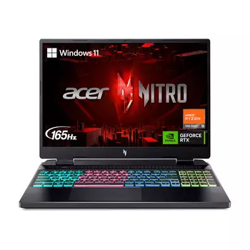 Ноутбук игровой Acer Nitro 16, 16", 16 ГБ/1 ТБ, Ryzen 9-7940HS, RTX 4070, черный, английская раскладка