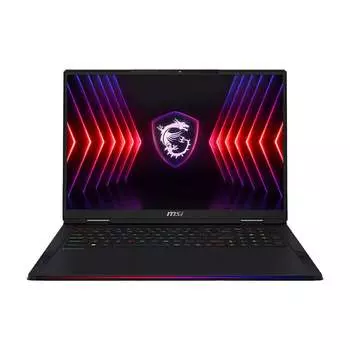 Ноутбук игровой MSI Titan 18 Pro Ryzen Edition 2024, 18", 64ГБ/1ТБ, R9-7945HX3D, RTX4090, черный, английская клавиатура