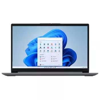 Ноутбук Lenovo IdeaPad Slim 1i Gen 7, 15.6", 4ГБ/128ГБ, Celeron N4500, Intel UHD, серый, английская раскладка