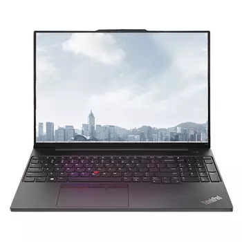 Ноутбук Lenovo ThinkPad E16 2023 16", 40Гб/1Тб, i7-1360P, Iris Xe Graphics 96EU, черный, английская раскладка