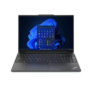 Ноутбук Lenovo ThinkPad E16 Gen 1, 16", 16 ГБ/512 ГБ, R7-7730U, AMD Radeon, 21JT001QUS, черный, английская клавиатура