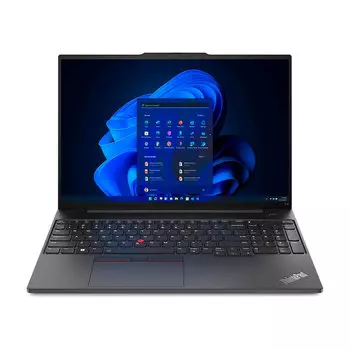 Ноутбук Lenovo ThinkPad E16 Gen 1, 16", 16 ГБ/512 ГБ, R7-7730U, AMD Radeon, 21JT001AUS, черный, английская клавиатура