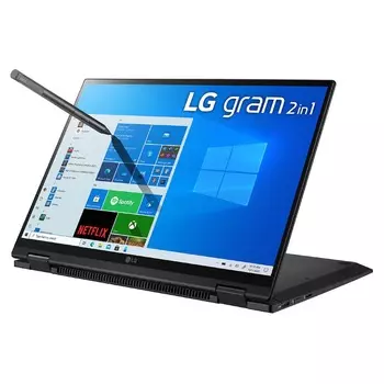 Ноутбук LG Gram, 14" WUXGA Сенсорный, 8Гб/256Гб, i7-1165G7, черный, английская клавиатура