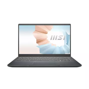 Ноутбук MSI Modern 14 B11M-002 14", 8 Гб/512 Гб, i5-1135G7, темно-серый, английская клавиатура