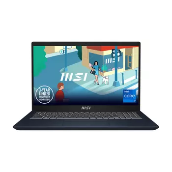 Ноутбук MSI Modern 15 B13M 15.6", 16 ГБ/2 ТБ, i7-1355U, Windows 11 Pro, синий, английская клавиатура