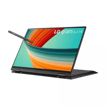 Ноутбук-трансформер LG gram 14, 14", 32 Гб/1 Тб, i7-1360P, черный, английская клавиатура