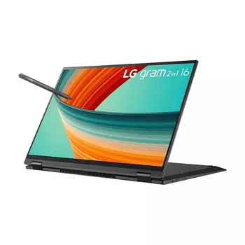 Ноутбук-трансформер LG gram 16, 16", 32 Гб/1 Тб, i7-1360P, черный, английская клавиатура