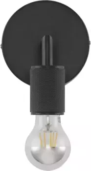 Nova Luce Настенный светильник "ROYAL", 1 лампочка, лампа E27 | без лампочек, без освещения Высота: 15,5 см, черный