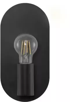 Nova Luce Настенный светильник "ROYAL", 1 лампочка, лампа E27 | без лампочек, без освещения Высота: 25 см, черный