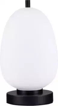 Nova Luce Настольная лампа "LATO", 1 лампочка, лампочка E14 | без лампочек, без освещения 15,80 см, Высота: 28 см, черный