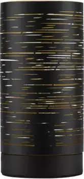 Nova Luce Настольная лампа "ZANE", 1 лампочка, лампочка E14 | без лампочек, без освещения 10,00 см, Высота: 20,5 см, черный