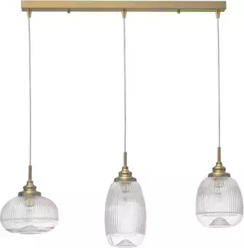 Nova Luce Подвесные светильники "MOND", 3 лампочки, лампа E14 | без лампочек, без освещения 18,00 см, Высота: 120 см, цвет goldfarben
