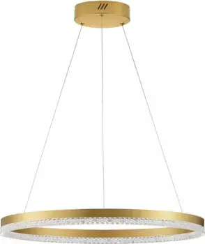 Nova Luce Светодиодный подвесной светильник "ADRIA", 1 лампочка, источник света Светодиодный модуль | Светодиод прочно интегрирован 60,00 см, Высота: 150 см, цвет Gold