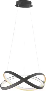 Nova Luce Светодиодный подвесной светильник "ОДРЕЙ", 1 лампочка, источник света Светодиодный модуль | Светодиод прочно интегрирован 50,00 см, Высота: 120 см, черный/золотой