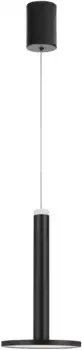 Nova Luce Светодиодный подвесной светильник "PALENCIA", 1 лампочка, источник света Светодиодный модуль | Светодиод прочно интегрирован 15,00 см, Высота: 160 см, черный