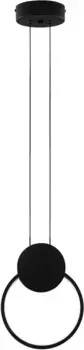 Nova Luce Светодиодный подвесной светильник "WIRO", 1 лампа, источник света Светодиодный модуль | Светодиод прочно интегрирован 20,00 см, Высота: 150 см, черный
