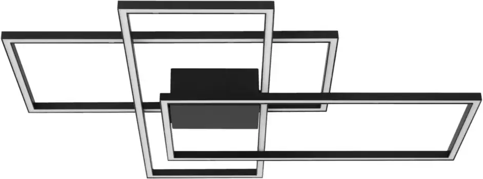 Nova Luce Светодиодный потолочный светильник "BILSBAO", 3 лампы, источник света Светодиодный модуль | Светодиод прочно интегрирован 90,00 см, Высота: 9 см, черный