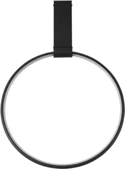 Nova Luce Светодиодный потолочный светильник "GARVE", 1 лампочка, источник света Светодиодный модуль | Светодиод прочно интегрирован 40,00 см, Высота: 20 см, черный