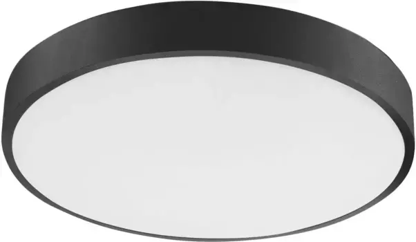 Nova Luce Светодиодный потолочный светильник "HADON", 1 лампочка, источник света Светодиодный модуль | Светодиод прочно интегрирован 40,00 см, Высота: 5 см, черный