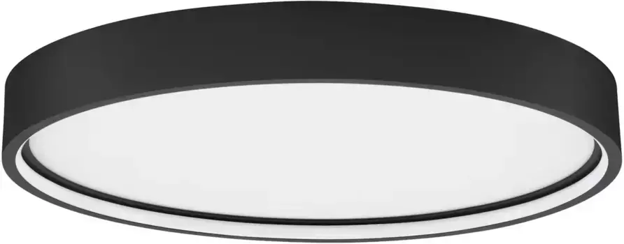 Nova Luce Светодиодный потолочный светильник "OLAF", 1 лампочка, источник света Светодиодный модуль | Светодиод прочно интегрирован 45,00 см, Высота: 5 см, черный