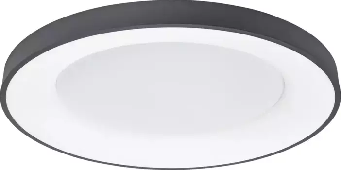 Nova Luce Светодиодный потолочный светильник "RANDO THIN", 1 лампочка, источник света Светодиодный модуль | Светодиод прочно интегрирован 60,00 см, Высота: 9 см, черный