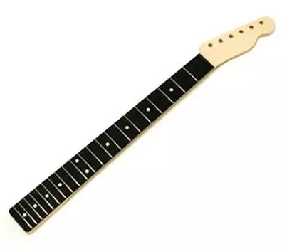 НОВАЯ Allparts Лицензированная Fender Telecaster NECK Tele EBONY Unfinished Guitar TEO NEW Fender Licensed Telecaster NECK Tele EBONY Unfinished Guitar TEO
