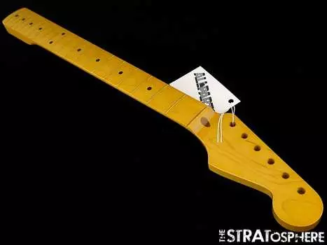 НОВАЯ лицензия Allparts Fender для Stratocaster Strat NECK Maple NITRO SMNF NEW Fender Licensed for Stratocaster Strat NECK NITRO SMNF
