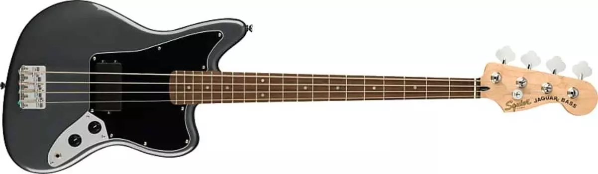 НОВИНКА - Бас-гитара Jaguar Fender Squier Affinity Series H, цвет Charcoal Frost Metallic < AFFJAGBASSHLRLBPGCFM
