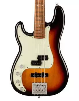 НОВИНКА Fender Player Plus Precision Bass для левой руки — 3 цвета Sunburst (278) (278)Player Plus Precision Bass?, Left-Hand, Pau Ferro Finger...