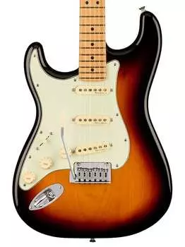 НОВИНКА Fender Player Plus Stratocaster, левая рука — 3 цвета Sunburst (633) (633) Player Plus Stratocaster?, Left-Hand, Maple Fingerboard...