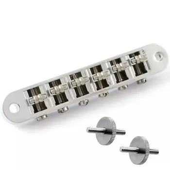 НОВИНКА Roller Tunematic BRIDGE для Gibson Les Paul SG TuneOMatic - CHROME Allparts