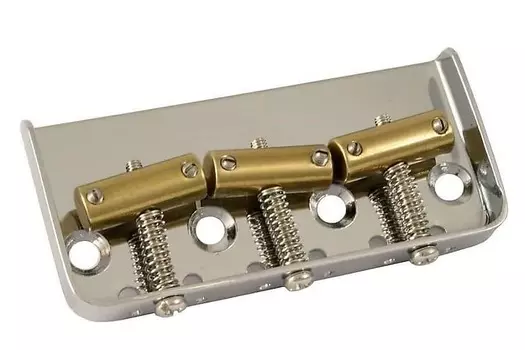 НОВИНКА Telecaster Tele Short BRIDGE "Cut-Off" Латунные седла Никель TB-5126-001 Allparts NEW Telecaster Tele Short BRIDGE "Cut-Off" Brass Saddles TB-5126-001