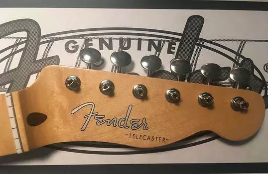 НОВОЕ 9,5 радиуса ПОЛНОЕ FENDER 51 STYLE Fat U Shaped TELECASTER MAPLE с тюнерами GUITAR NECK 51 tele neck