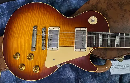 НОВЫЙ! 2022 Gibson Custom Shop 1959 Les Paul Iced Tea Burst - официальный дилер - отобранный вручную топ VOS Custom Shop Special Order '59 Les Paul Standard Reissue