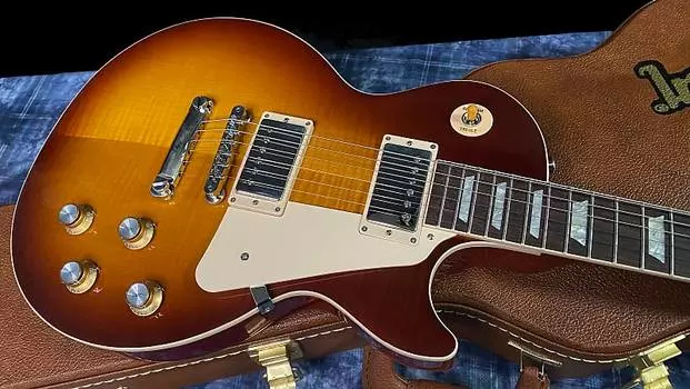 НОВЫЙ ! 2023 Gibson Les Paul 60's Standard Iced Tea - официальный дилер - 9,7 фунта Les Paul Standard '60s