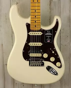 НОВЫЙ Fender American Professional II Stratocaster HSS — олимпийский белый (433) (433) American Professional II Stratocaster? HSS, Maple Finge...