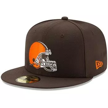 НОВЫЙ КОРИЧНЕВЫЙ ШЛЕМ NFL OMAHA 59FIFTY ШЛЯПА ПОДХОДИТ New Era