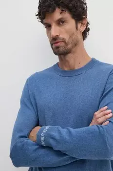 НОВЫЙ свитер ANDRE CREW NECK из смесовой шерсти Pepe Jeans, синий