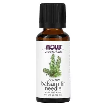 Now Foods 100% чистое бальзамическое масло из пихтовых игл 1 жидкая унция