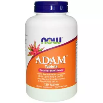 Now Foods Adam лучшие мультивитамины для мужчин 120 таблеток