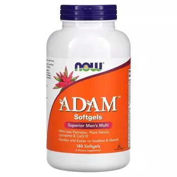 Now Foods Adam мужской поливитамин высшего класса 180 желатиновых капсул